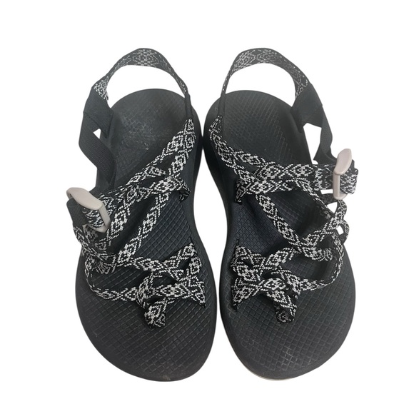 Chaco Zcloud X2 Black Outdoor hiking Sandals with slingback Straps Size 8 - Picture 3 of 5